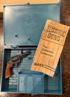 Vintage MARX HISTORIC GUNS Miniature .357 Magnum Replica Toy Pistol Handgun Case