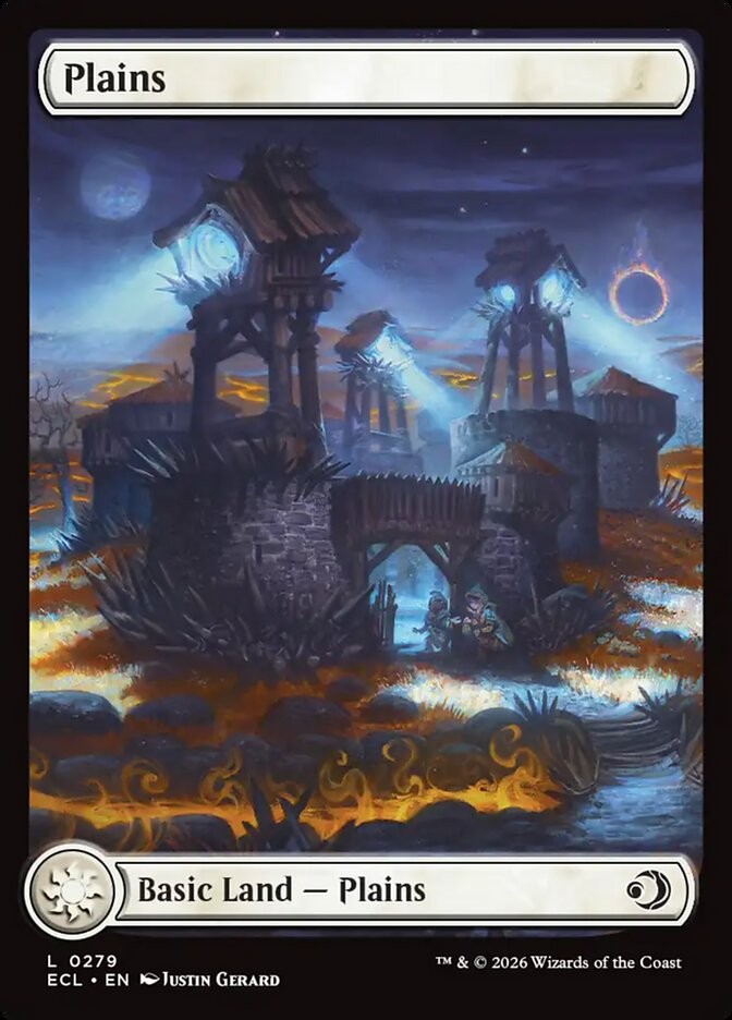 MTG Lorwyn Eclipsed *FOIL* FULL ART SHADOWMOOR C Plains #0279 | eBay