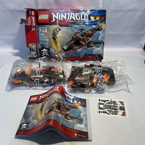LEGO NINJAGO: Himmelshai (70601) offener Karton versiegelte Tüten Karton beschädigt