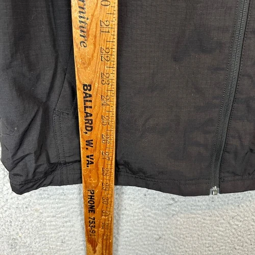 NEW Dickies Ripstop Utility Jacket Mens Medium Black Water Resistant Hooded Logo image 9