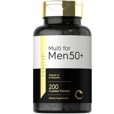 Multivitamin for Men over 50 plus | 200 Count | with B Vitamins, Vitamin D, Magn