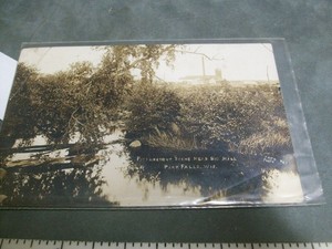PARK FALLS WI WIS WISC RPPC Photo Postcard LUMBERJACK MILL LANDSCAPE ASH ABB & C