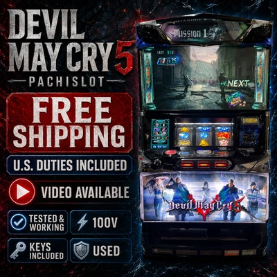 Devil May Cry 5 Pachislot Japanese Slot Machine Adelion Capcom 100V JAPAN - Image 1 of 4