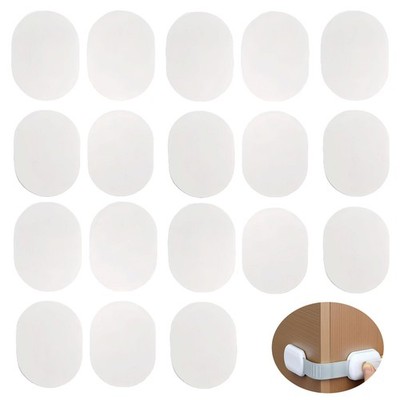 FixItRight 32 PCS Baby Lock Adhesive Pads, Strong & Removable Clear Sticky Re...