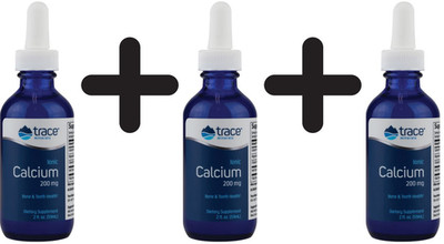3 x Trace Minerals Ionic Calcium, 200mg - 59 ml (282,43 EUR/L)