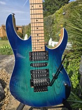 Ibanez RG 370AHMZ Electric Guitar, Blue Moonburst In Excellent Condition
