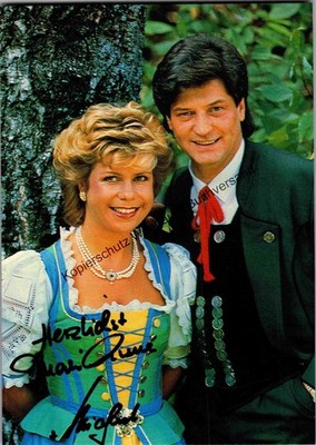 Autograph card Marianne & Michael // autograph autograph signed signed signee