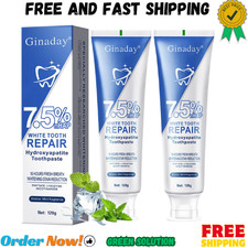 2Pack Hydroxyapatite Toothpastes for Enamel Protection and Tooth Strengthening,F