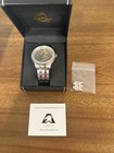 Aurista 1885 Morgan Silver Dollar Coin Men's Watch w/ Box, Links & Warranty Card — photo 3