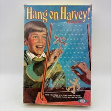 VINTAGE Hang on Harvey Game 99% COMPLETE Ideal 1969 60s