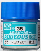 Mr Hobby - Gunze H-035 - Aqueous Hobby Colors (10 Ml) Cobalt Blue