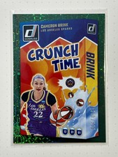 2025 Panini Donruss WNBA Cameron Brink Crunch Time Green Fireworks Foil /399