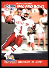 Warren Moon 1990 Pro Set #359 Houston Oilers NFL READ FREE SHIPPING AutographDen