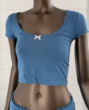 Cosabella Caribe Lace Trim Pajama Set Women  s Medium