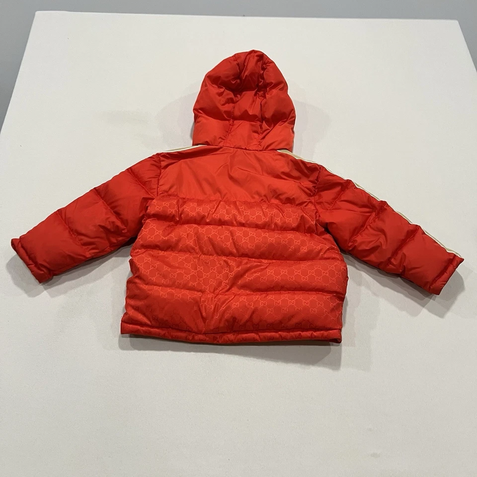 Chaqueta acolchada GUCCI para niños Gg Supreme en naranja talla 5 Y Foto 3 de 4