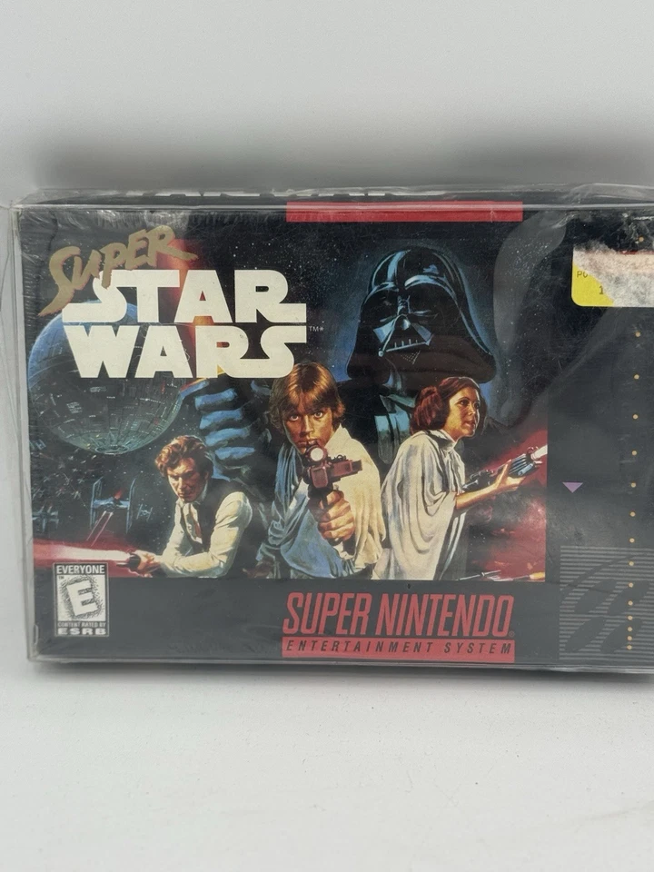 Super Star Wars SNES Super Nintendo 1992 Complete in Box CIB Star Wars- SEALED - Image 4 of 4