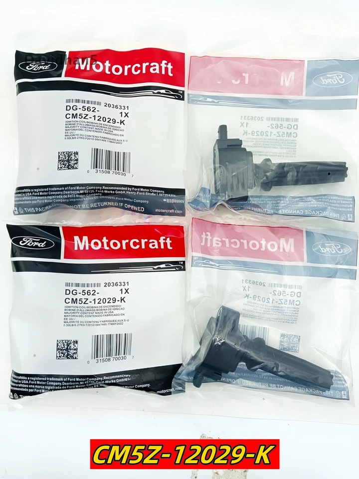4X Ignition Coils Motorcraft CM5Z-12029-K for Ford Fusion Lincoln MKZ Focus Edge - Image 2 of 4