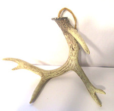 Antler Resin Christmas Tree Ornament 6"