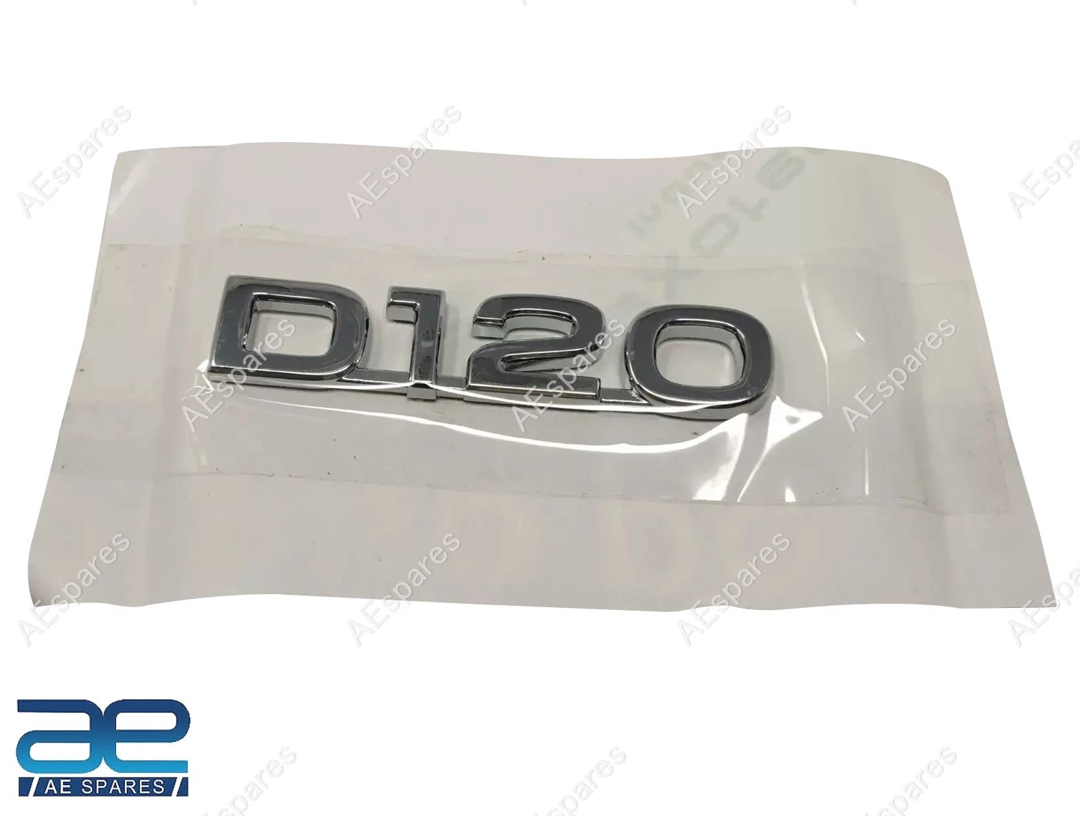 Rear Badge D120 Emblem For Mahindra Scorpio 2017-2022, TUV 300 LWB 2018-2021