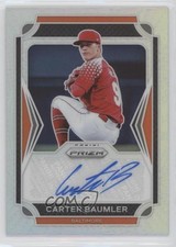 2021 Panini Prizm Draft Picks Auto Carter Baumler #AU-CB Auto 0t25