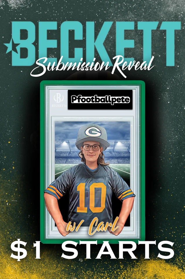 🏈$1 START SPORTS AUCTIONS!!🏈 W/ CARL I MEAN PACKER PETE