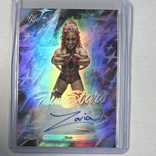 2026 Topps Chrome WWE Zaria Future Stars ON CARD Auto #FSA-zar