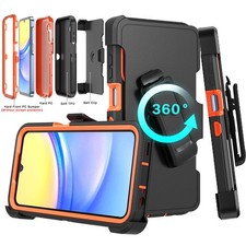 For Samsung Galaxy A25 A15 A35 A14 A54 5G Case Phone Belt Clip Fits Otterbox