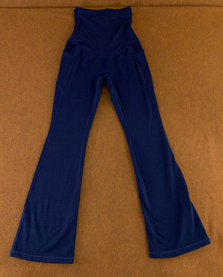IUGA Womens Size Small Blue High Waisted Four Pocket Bootcut Yoga Pants NWT