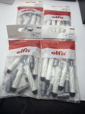 ELFA 4 pack qty 5 Ea 20 Dry Wall Heavy Duty Anchors for Shelving Systems 471890