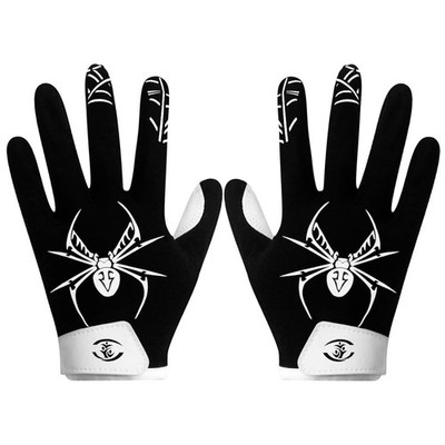 DUFFOBAN Kids Football Gloves Youth Silicone Grip XS/S(5.5-6inch), Spider 