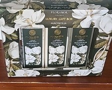 Floramor Firenze Luxury Gift Box Magnolia Lotion Shower Gel Salts Gift Italian