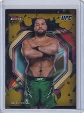 2024 Topps Finest UFC - Tai Tuivasa Gold Refractor #04/20 Rare !!