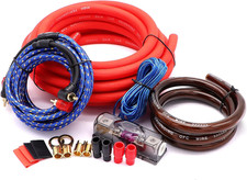 Kit de cableado de amplificador de calibre 0, instalaci�n de subwoofer de amplif