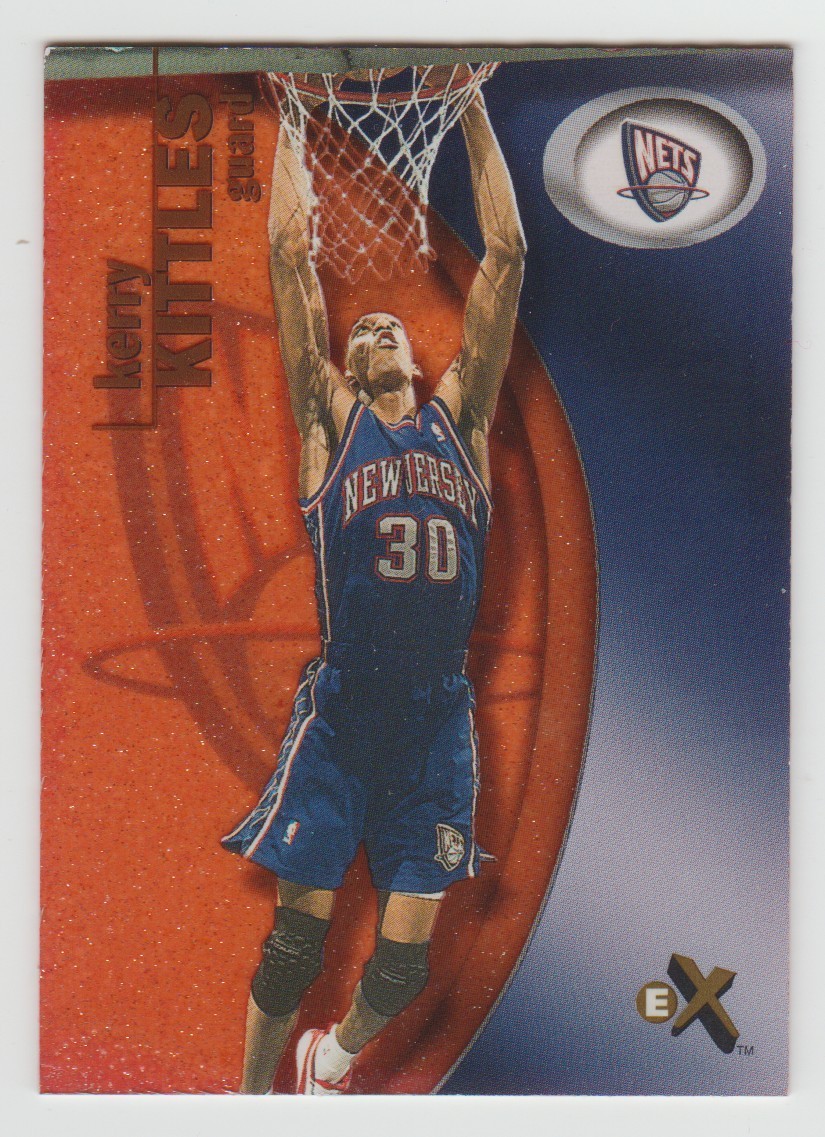 2000-01 E-X Essential Credentials Now #57 Kerry Kittles /201 Nets SSP #168/201