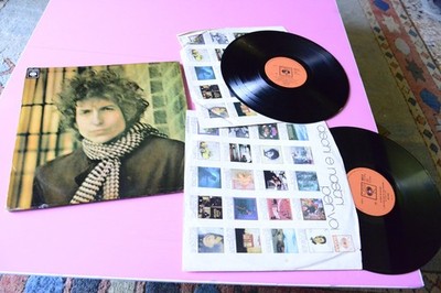 BOB DYLAN BLONDE ON BLONDE ITALY ORIG 1966 EDIZINE CON CLAUDIA CARDINALE IN COVE