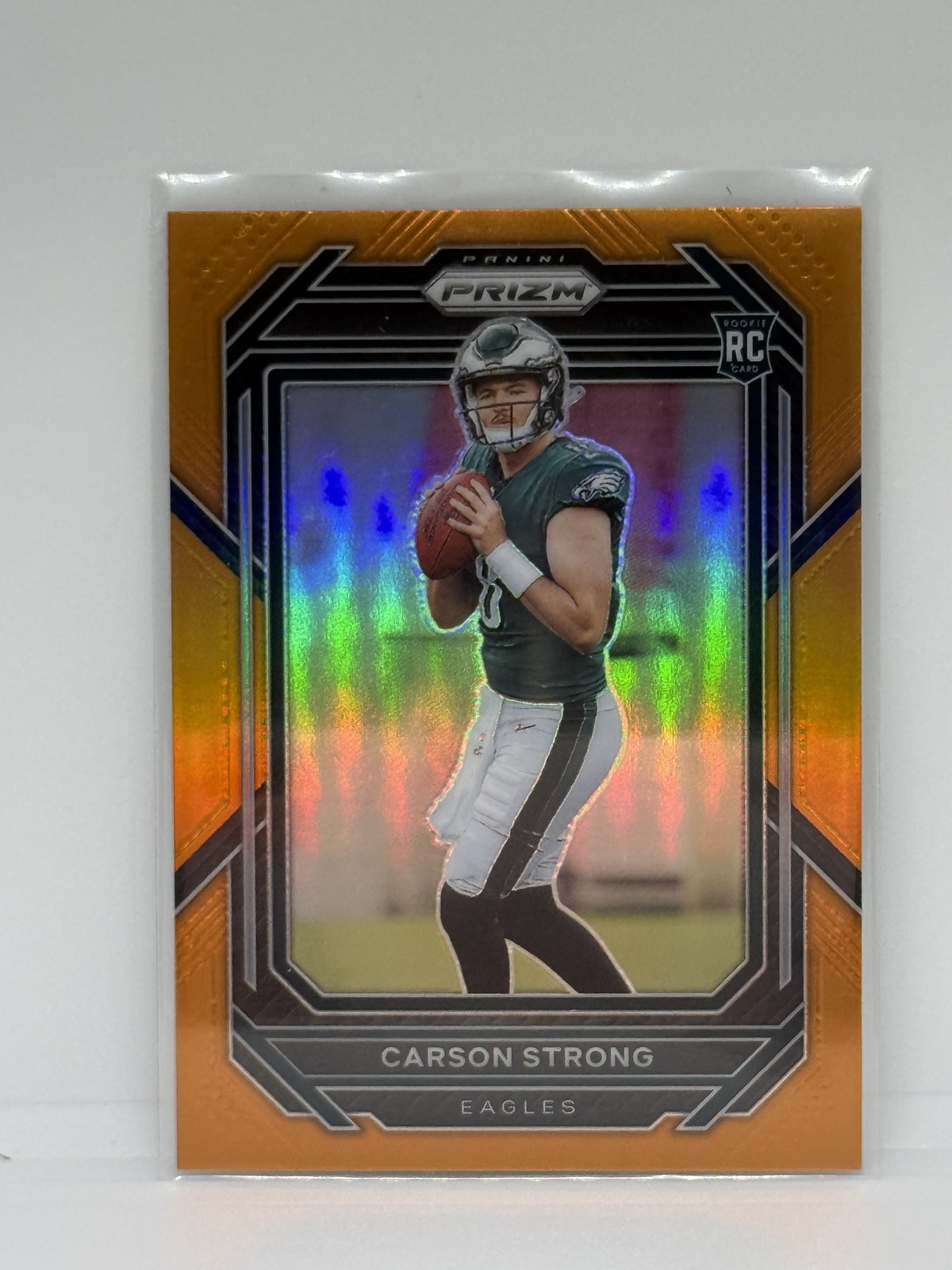 2022 Panini Prizm #307 Carson Strong Orange #/249