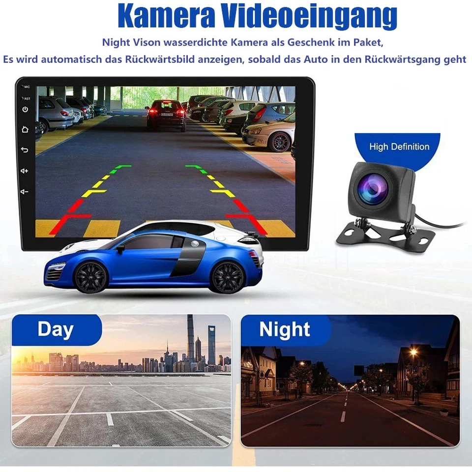 4+64G Android 14 Autoradio Carplay GPS Navi RDS WIFI Für Ford Fiesta MK6 2009-14 - Bild 3 von 4