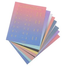  10 Fogli Schede Indice Adesive Mensili - Adesivi Separatori Data Colorati -