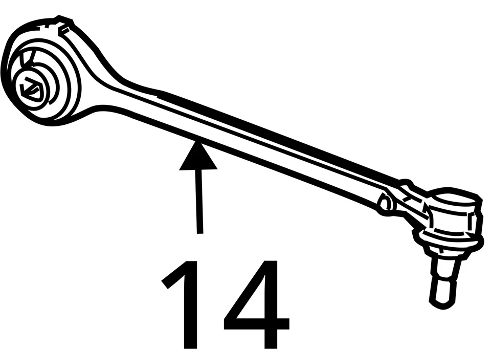 Chrysler 300c Passenger Front Lower Control Arm Oem YEP12 - Image 3 of 3