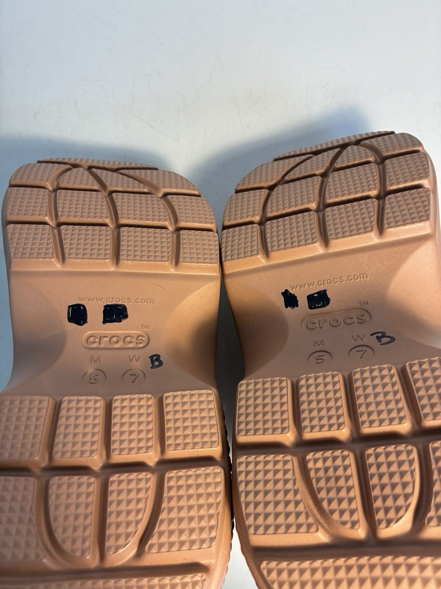 NEW Crocs Chunky STOMP LINED BOOT CORK M5/W7 208718-2CC | eBay