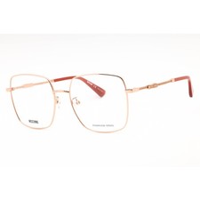 Moschino Women's Eyeglasses Gold Copper Square Full Rim Frame MOS615/G 0DDB 00
