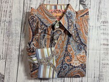 Mens Robert Graham Shirt Sz L EXCELLENT Condition Paisley 0758