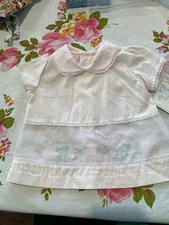 NWT Will Beth Pink Dress Overlay Sheer Middle 0-3M