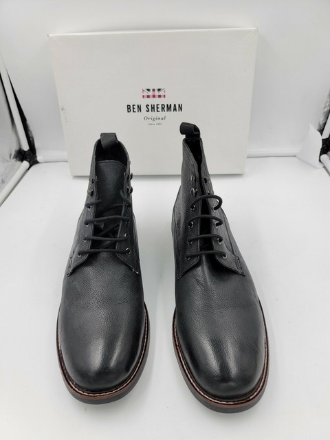 ben sherman black boots