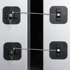 Fridge Lock2 Pack Refrigerator Locks with KeysFreezer Lock and Child Safety C...