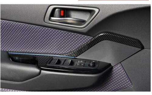 Tira interior del panel de la puerta con patrón de fibra de carbono para Toyota CHR CH-R 2018-2022 - Imagen 5 de 8