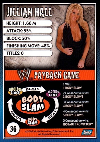 WWE WWE RAW Topps UK 2006 Payback Wrestling trading Cards Pack Fresh - Pick One - Picture 73 of 203