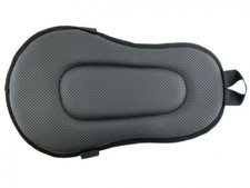 Neuf ! 21 1/2" x 12" ÉCONOMISEUR DE SIÈGE INFÉRIEUR MICRO DAIM NOIR avec dessus en néoprène antidérapant