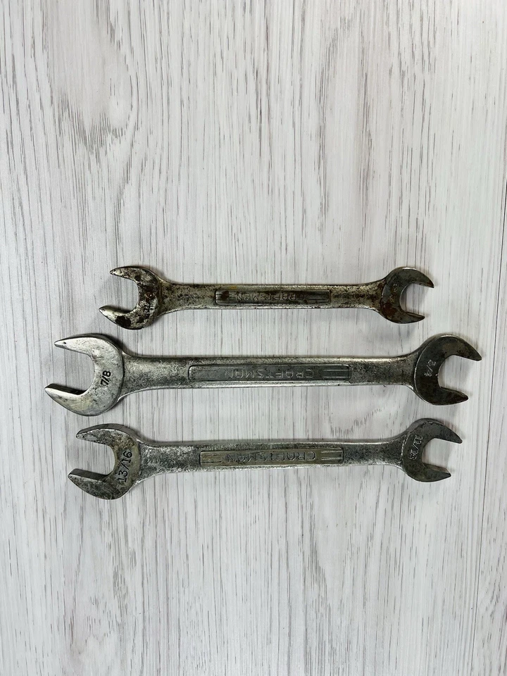 Vintage Dayton Double Open End Wrench 3/4 5/8 USA Tool Lot 4x161 4x162 4x163 - Image 2 of 4