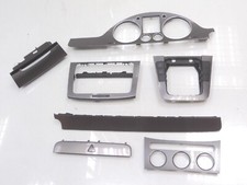 VW PASSAT 3C SET ZIERLEISTEN BLENDEN DEKORLEISTEN ABDECKUNGEN anthrazit (QX107)